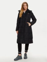 EA7 Emporio Armani Płaszcz zimowy 6DTL01 TN8AZ 0210 Czarny Regular Fit. Czarne płaszcze EA7 Emporio Armani, na zimę, m, bez wzorów, z syntetyku, bez kaptura. Za 1,119.00 zł.