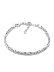 CHARM'S Srebrna bransoletka rozmiar: onesize. Szare bransoletki CHARM'S, srebrne. Za 167.67 zł.