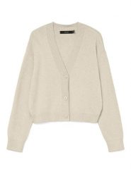 Vero Moda Kardigan w kolorze beżowym rozmiar: XL. Brązowe swetry Vero Moda, xl, bez wzorów, bez ramiączek. Za 162.87 zł.