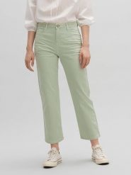 OPUS Dżinsy "Lani" - Regular fit - w kolorze jasnozielonym rozmiar: W40/L26. Zielone jeansy Opus, l, z aplikacjami, klasyczne. Za 162.49 zł.