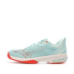 Buty do tenisa damskie Mizuno Wave Exceed Tour 5 AC. Białe buty treningowe Mizuno, bez wzorów, z materiału, bez zapięcia, tenisowe, mizuno wave. Za 613.55 zł.