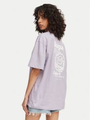 HUGO T-Shirt Tee 50560772 Fioletowy Oversize. Fioletowe t-shirty Hugo, l, bez wzorów, z bawełny, bez kołnierzyka, bez ramiączek. Za 229.99 zł.