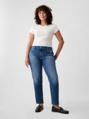 GAP Dżinsy - Regular fit - w kolorze niebieskim rozmiar: W30. Niebieskie jeansy GAP, bez wzorów, klasyczne, z podwyższonym stanem. Za 119.12 zł.