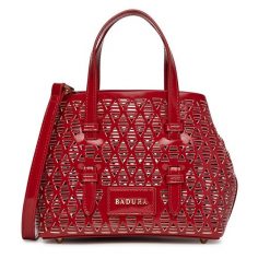 Torebka Badura. Czerwone torebki klasyczne Badura, bez wzorów, klasyczne, bez dodatków. Za 229.99 zł.