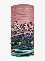 Chusta wielofunkcyjna Buff Coolnet UV National Parks - grand teton. Brązowe chusty Buff, na lato, bez wzorów, z elastanu. Za 84.99 zł.