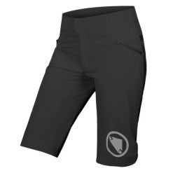 Spodenki rowerowe damskie Endura Singletrack Lite Short Sht. Czarne szorty sportowe ENDURA, bez wzorów, z materiału, rowerowe. Za 349.99 zł.