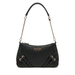 Torebka Guess. Czarne torebki klasyczne Guess, z aplikacjami, klasyczne, bez dodatków. Za 279.99 zł.