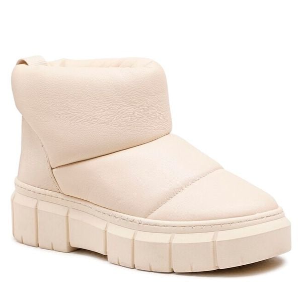 Śniegowce Lasocki. Brązowe śniegowce Lasocki, bez wzorów, bez zapięcia. Za 269.99 zł.