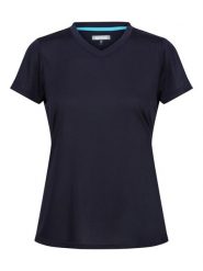 Regatta Koszulka sportowa "Fingal VII" w kolorze granatowym rozmiar: 44. Niebieskie t-shirty sportowe Regatta, bez wzorów, z materiału, bez ramiączek, outdoorowe. Za 37.47 zł.
