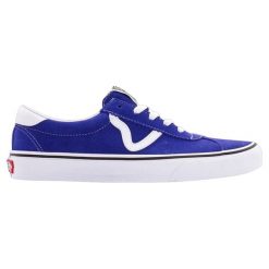 Buty do chodzenia dla dorosłych Vans Classic Sport. Niebieskie buty treningowe Vans, bez wzorów, bez zapięcia, trekkingowe, vans classic. Za 229.00 zł.