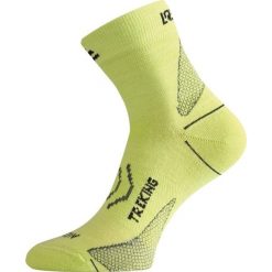Skarpety merino TNW. Zielone skarpetki LASTING, bez wzorów, z elastanu. Za 58.00 zł.