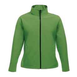 Kurtka Softshellowa Damska Do Druku. Czarne kurtki przejściowe sportowe Regatta, l, bez wzorów, z softshellu, bez kaptura, trekkingowe. Za 86.99 zł.