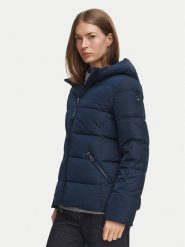 Tommy Hilfiger Kurtka puchowa WW0WW51521 Granatowy Regular Fit. Niebieskie kurtki Tommy Hilfiger, l, bez wzorów, z puchu, bez kaptura. Za 1,299.00 zł.