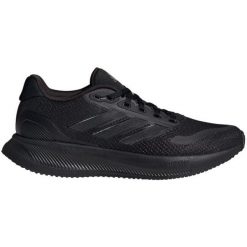 Buty do biegania adidas Runfalcon 5 IE8828 czarne. Czarne buty do biegania bez wzorów, z materiału, bez zapięcia, do biegania. Za 357.94 zł.
