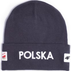 Czapka uniseks Polska PyeongChang 2018 CAU900R - grafit. Czapki zimowe marki 4f. W wyprzedaży za 39.99 zł.
