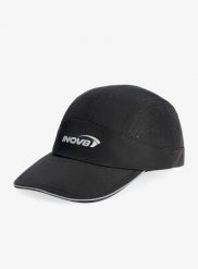 Czapka z daszkiem Inov-8 Active Cap. Czarne czapki z daszkiem Inov-8, bez wzorów, ze skóry, sportowe. Za 82.49 zł.