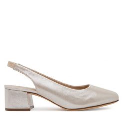 Sandały Caprice. Żółte sandały Caprice, bez wzorów, bez obcasa, na słupku, bez zapięcia. Za 319.99 zł.