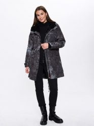 CANADA weather gear Płaszcz zimowy w kolorze szarym rozmiar: XL. Szare płaszcze CANADA weather gear, na zimę, xl, bez wzorów, z puchu, bez kaptura. Za 260.99 zł.