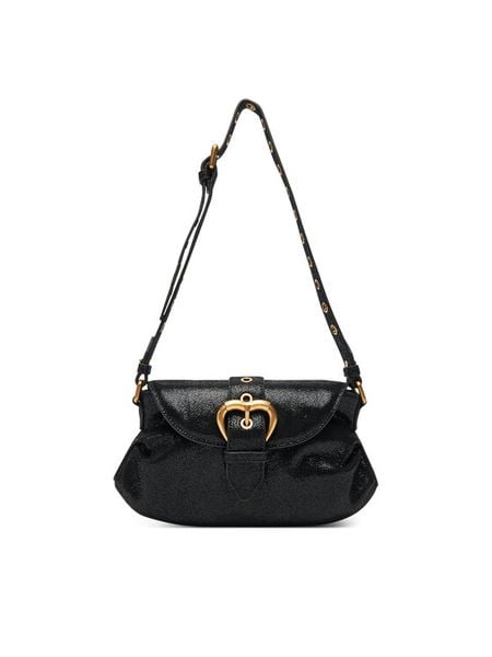 PINKO Torebka Jolene Shoulder Mini PE 25 PLTT 102802 A27K Czarny. Czarne torebki klasyczne Pinko, bez wzorów, ze skóry, bez dodatków. Za 1,129.00 zł.