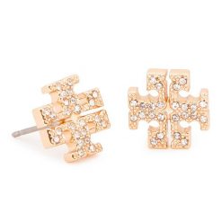 Kolczyki Tory Burch. Żółte kolczyki Tory Burch, złote. Za 379.99 zł.