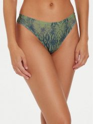 Chantelle Stringi Soft Stretch C11D90 Zielony. Zielone stringi Chantelle, bez wzorów, z syntetyku. Za 49.99 zł.