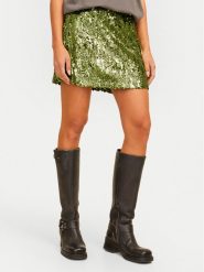 JJXX Spódnica mini Tara 12265330 Zielony Regular Fit. Zielone spódnice JJXX, xs, bez wzorów, z syntetyku, mini. Za 99.99 zł.