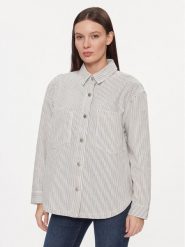 ONLY Koszula Merle 15312897 Szary Loose Fit. Szare koszule ONLY, xs, bez wzorów, z bawełny, bez kołnierzyka, bez ramiączek. Za 109.99 zł.