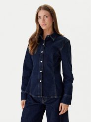 Calvin Klein Jeans Koszula jeansowa LV047E709G Granatowy. Niebieskie koszule Calvin Klein Jeans, s, bez wzorów, z bawełny, bez kołnierzyka, bez ramiączek. Za 529.99 zł.