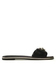 Aldo Klapki Bellenor 13567246 Czarny. Czarne klapki Aldo, bez wzorów, ze skóry, bez obcasa, bez zapięcia. Za 279.99 zł.