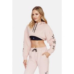 Bluza fitness damska Cardio Bunny Stars. Czarne bluzy Cardio Bunny, l, bez wzorów, bez kaptura, na fitness i siłownię. Za 119.00 zł.