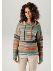 Aniston Sweter ze wzorem rozmiar: 40. Swetry Aniston, bez wzorów, bez ramiączek. Za 95.99 zł.