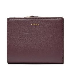 Mały Portfel Damski Furla. Czerwone portfele Furla, bez wzorów. Za 279.99 zł.