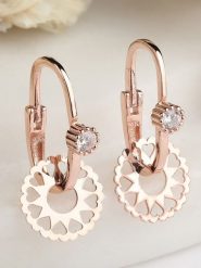 Heliophilia Pozłacane kolczyki-kreole rozmiar: onesize. Żółte kolczyki Heliophilia, z cyrkonią, pozłacane. Za 56.99 zł.