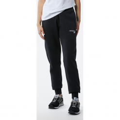 New Balance WP03805BK. Spodnie sportowe New Balance, bez wzorów, z bawełny. W wyprzedaży za 199.99 zł.