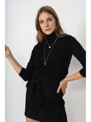 Perfect Cashmere Kaszmirowy golf "Willow" w kolorze czarnym rozmiar: XXL. Czarne swetry Perfect Cashmere, xxl, bez wzorów, z kaszmiru, bez ramiączek. Za 521.99 zł.