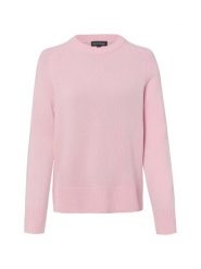 Franco Callegari Sweter z dzianiny merino Kobiety drobna dzianina różowy, XL. Czerwone swetry Franco Callegari, xl, bez wzorów, z dzianiny, bez ramiączek. Za 299.95 zł.