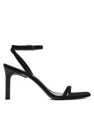 Tory Burch Sandały Pave Heeled 175463 Czarny. Czarne sandały Tory Burch, bez wzorów, ze skóry, bez obcasa, na szpilce, bez zapięcia. Za 2,119.00 zł.