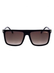 Carrera Okulary przeciwsłoneczne unisex w kolorze czarno-brązowym rozmiar: 58. Brązowe okulary przeciwsłoneczne Carrera, bez wzorów, z tworzywa sztucznego, szklane. Za 259.95 zł.