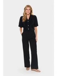 SAINT TROPEZ Kardigan w kolorze czarnym rozmiar: L. Czarne swetry Saint Tropez, l, bez wzorów, bez ramiączek. Za 126.99 zł.