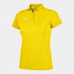 Koszulka polo do tenisa damska Joma Hobby. Żółte t-shirty sportowe Joma, xl, bez wzorów, z bawełny, bez ramiączek, do piłki nożnej. Za 229.50 zł.
