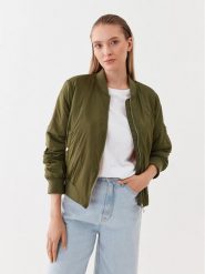 ONLY Kurtka bomber 15293313 Zielony Regular Fit. Zielone kurtki ONLY, l, bez wzorów, z syntetyku, bez kaptura. Za 139.99 zł.