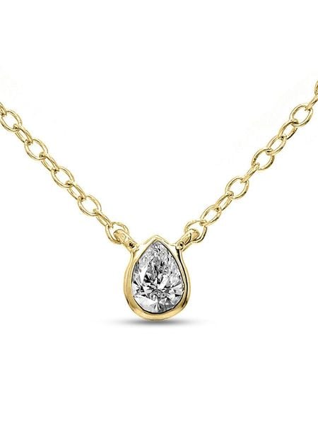 Diamant Vendôme Złoty naszyjnik z diamentem - dł. 40 cm rozmiar: onesize. Żółte naszyjniki Diamant Vendôme, z materiału, z diamentem, złote. Za 1,478.99 zł.