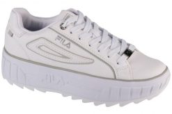 Buty sportowe Sneakersy damskie, Sintra Wmn. Białe buty treningowe Fila, bez wzorów, z materiału, przed kostkę, bez zapięcia, trekkingowe. Za 229.00 zł.