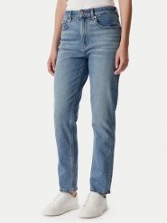 Calvin Klein Jeans Jeansy LV047F951G Niebieski Mom Fit. Niebieskie jeansy Calvin Klein Jeans, bez wzorów, z bawełny. Za 369.99 zł.