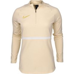 Bluza sportowa damska Nike NK Df Academy 21 Drill Top. Białe bielizna termoaktywna damska Nike, bez wzorów, bez kaptura. Za 112.00 zł.