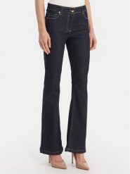 Luisa Spagnoli Jeansy Aggettivo 542845 Granatowy Flare Fit. Niebieskie jeansy Luisa Spagnoli, bez wzorów, z bawełny. Za 989.99 zł.