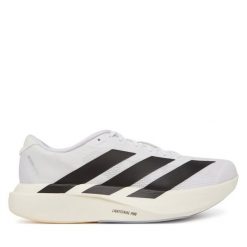 Buty do biegania adidas. Białe buty do biegania adidas, bez wzorów, bez zapięcia, do biegania. Za 699.99 zł.