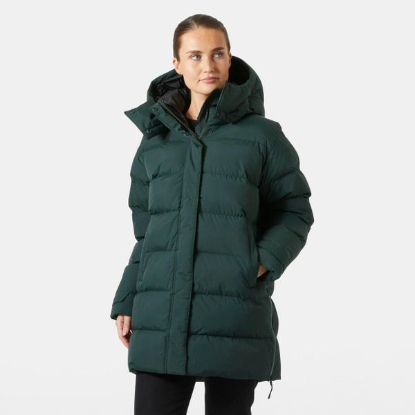 Parka damska z kapturem Helly Hansen Aspire. Czarne płaszcze Helly Hansen, na zimę, bez wzorów, z kapturem. W wyprzedaży za 1,192.00 zł.