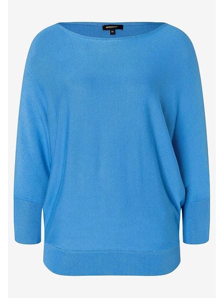 More & More Sweter w kolorze niebieskim rozmiar: 44. Niebieskie swetry More & More, s, bez wzorów, z wiskozy, klasyczne, bez ramiączek. Za 87.81 zł.