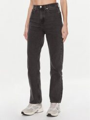 Calvin Klein Jeans Jeansy J20J222137 Czarny Straight Fit. Czarne jeansy Calvin Klein Jeans, bez wzorów, z bawełny. Za 259.99 zł.